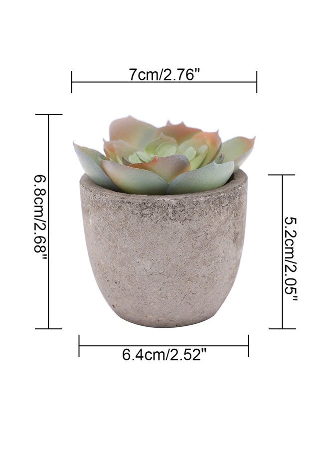 HAWAWA 5 PCS Small Artificial Succulent Plants Potted Assorted Faux Succulents Fake Cactus Cacti Plants Mini Succulent Plants for Window Sills, Bathrooms, Office Home - Image 5